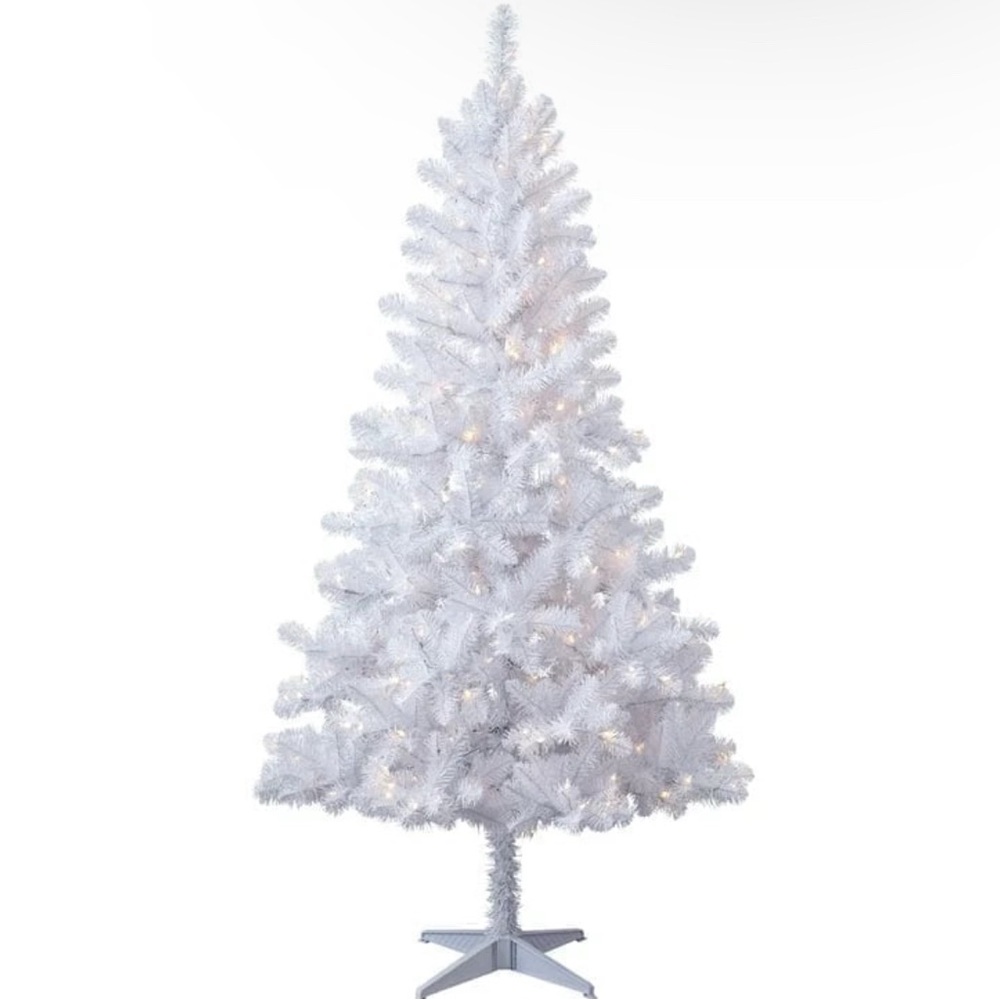 White Artificial Christmas Tree
